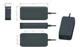 58.8V 3A DC 5.5 x 2.5 mm Enerpower charger for Li-Ion batteries 52V 180W